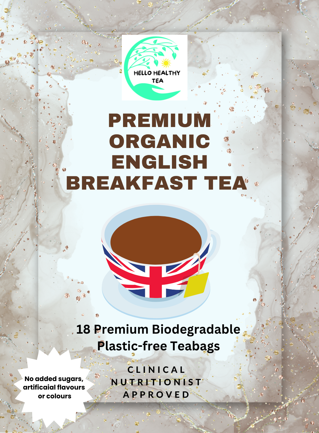 Organic English Breakfast Tea – Plastic-Free, Premium OP1