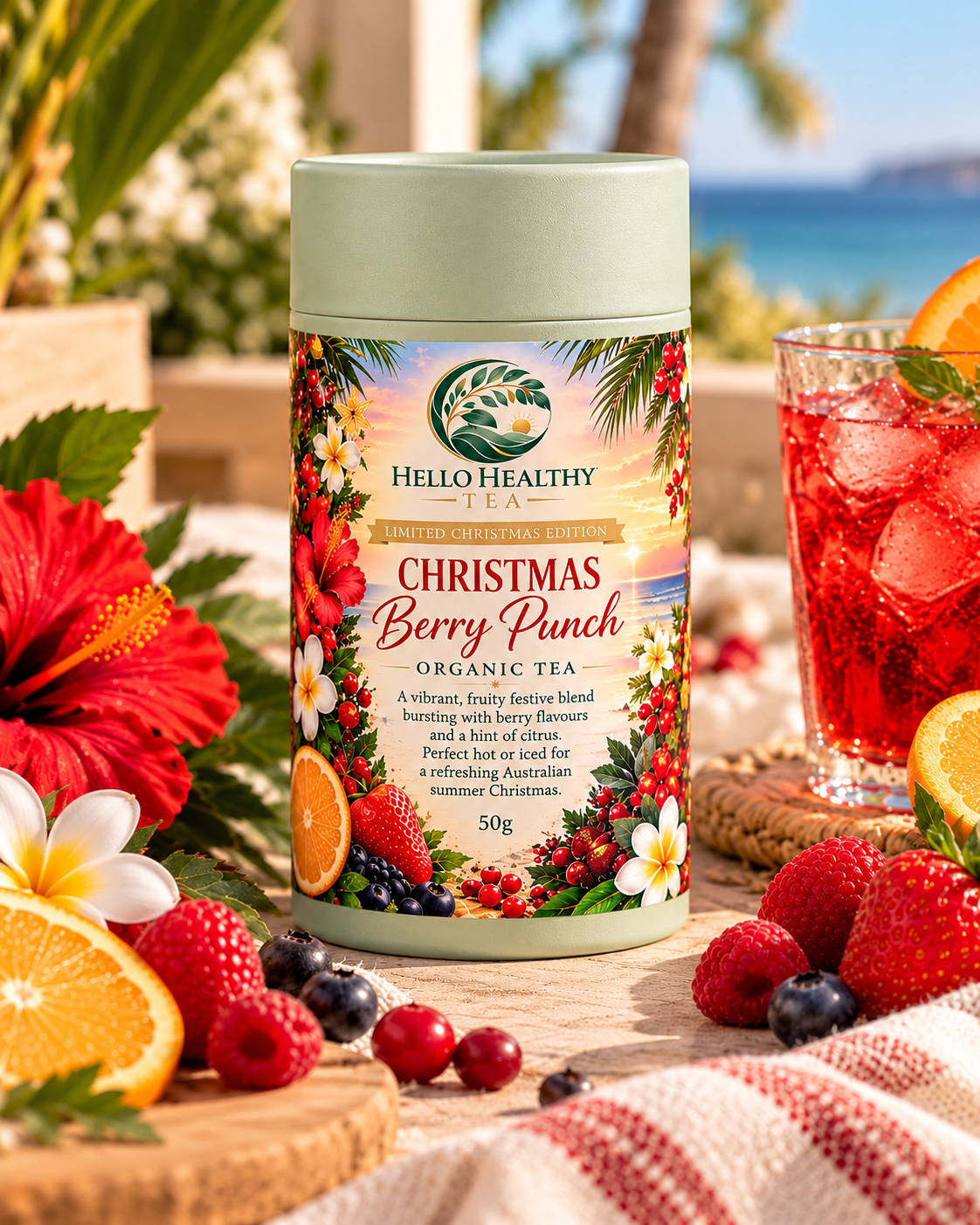 Christmas Summer Hibiscus Tea | Limited Edition