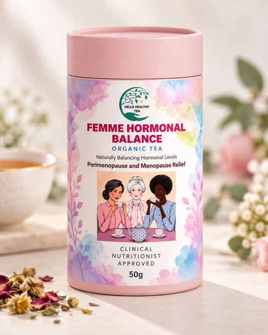 Femme Hormonal Balance Tea (Best Seller)
Menopause & Perimenopause Support