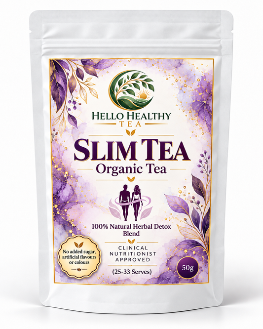 🌿 Hello Healthy™ Slim Tea – Natural Detox & Debloat Blend