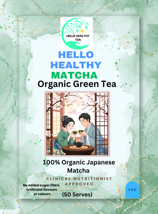 Hello Healthy Matcha – Organic Ceremonial Japanese Green Tea