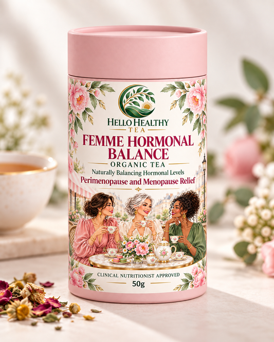 Femme Hormonal Balance Tea (Best Seller)
Menopause & Perimenopause Support