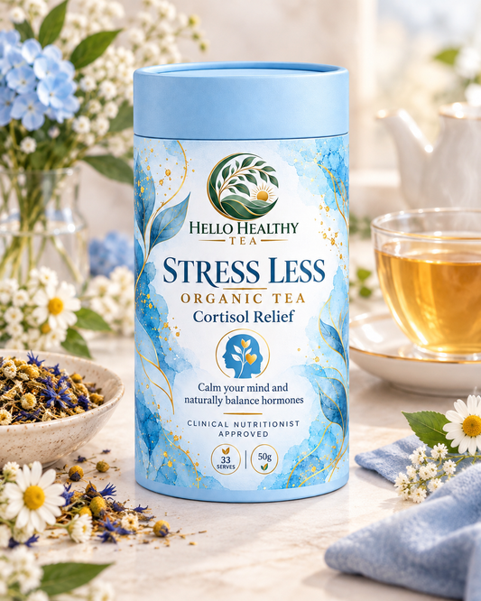 Hello Healthy™ Stress Less (Best Seller) Cortisol Relief Tea