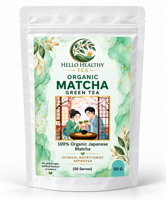 Hello Healthy Matcha – Organic Ceremonial Japanese Green Tea
