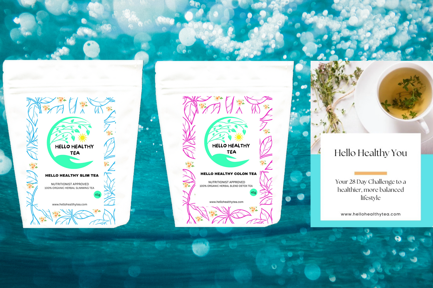 The Ultimate Hello Healthy Detox Tea Package